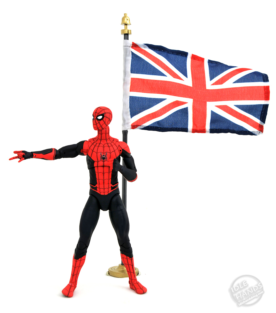 Idle Hands Diamond Select s Spider Man Far From Home Action Figure
